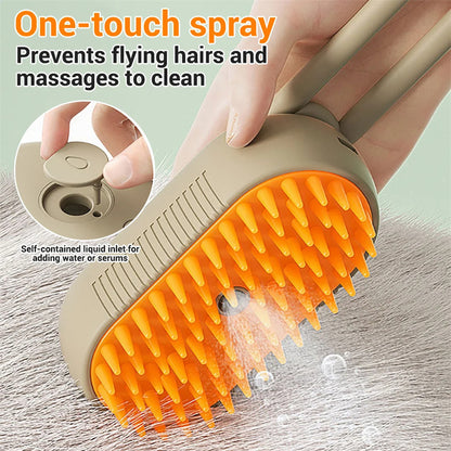 FurSteam Pet Grooming Brush