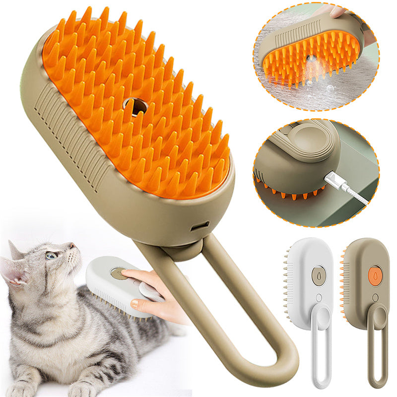 FurSteam Pet Grooming Brush