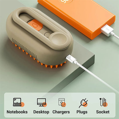 FurSteam Pet Grooming Brush