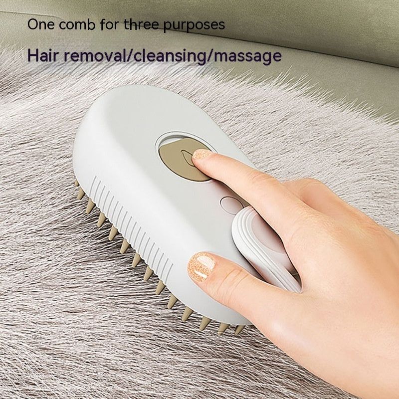 FurSteam Pet Grooming Brush