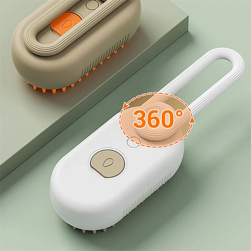 FurSteam Pet Grooming Brush